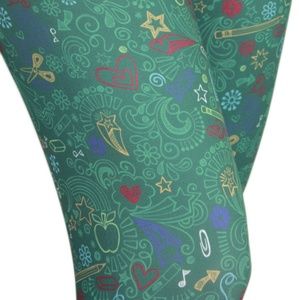 Back to School Designer Leggings in Kids & Adult